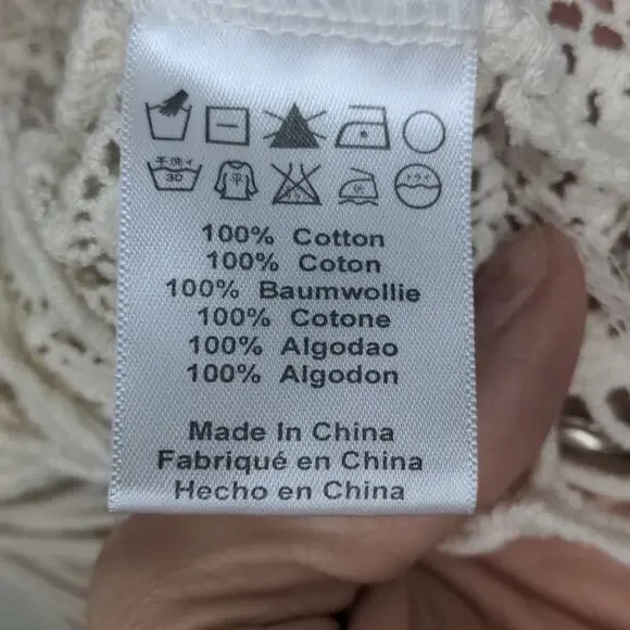 Anthropologie Callahan Boho crochet lagenlook beach top style 4158 - Picture 6 of 7